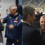 Pupătorul de mâini: Gestul făcut de două ori pentru Lucescu, tată și fiu