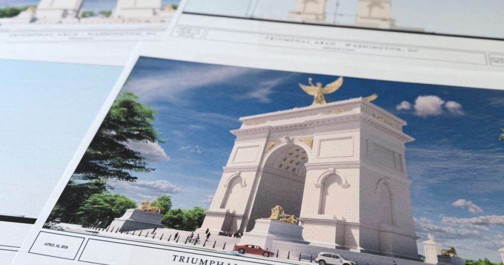 Arc de Trump, mai înalt ca cel din București: SUA vrea un monument uriaș
