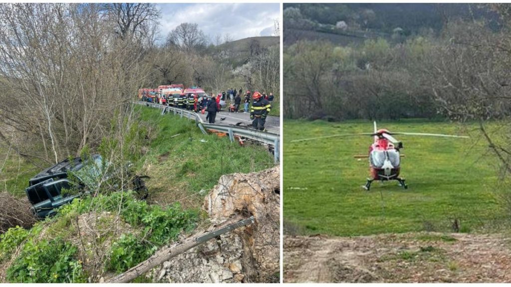 Accident grav la Mediaș: 7 victime, planul roșu activat, elicopter SMURD