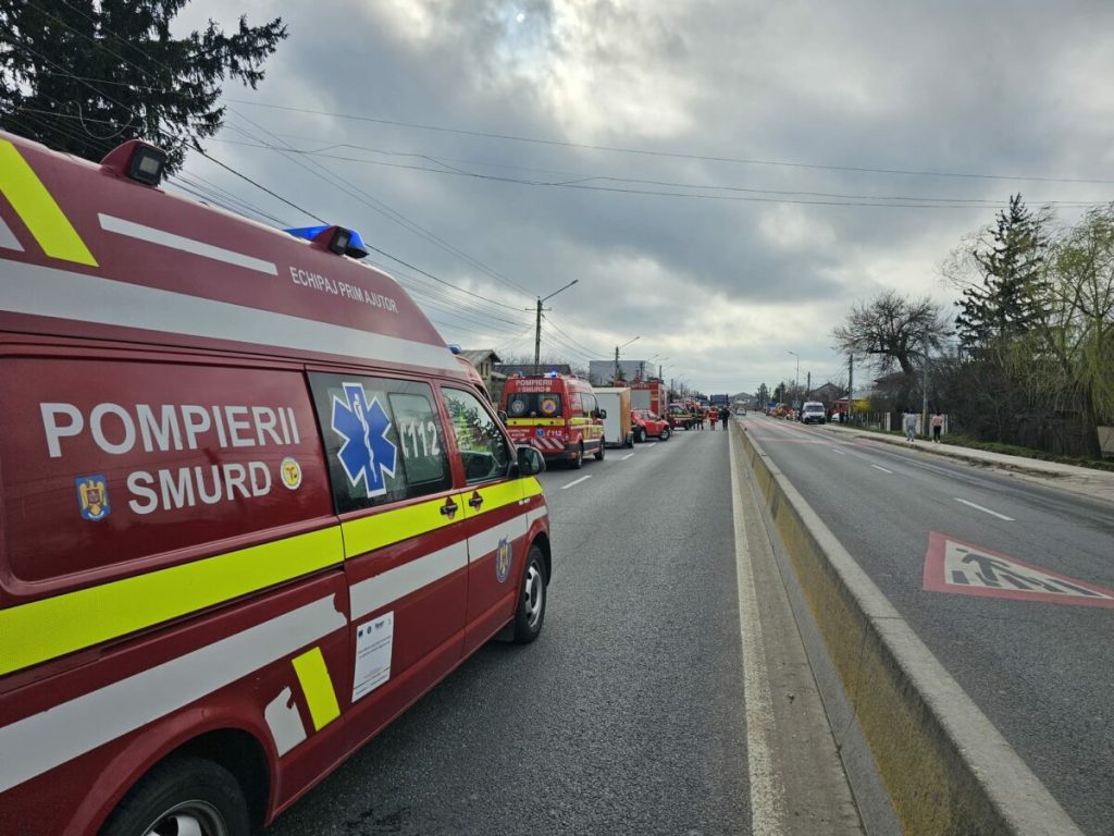 Traficul rutier este blocat miercuri dimineață pe breteaua de acces dinspre Jilava (DN 5) către Autostrada A0 Centura București, din cauza unui accident