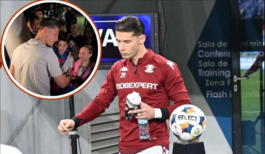 Dobre, gest emoționant după U Craiova – Rapid: Ce a făcut fotbalistul