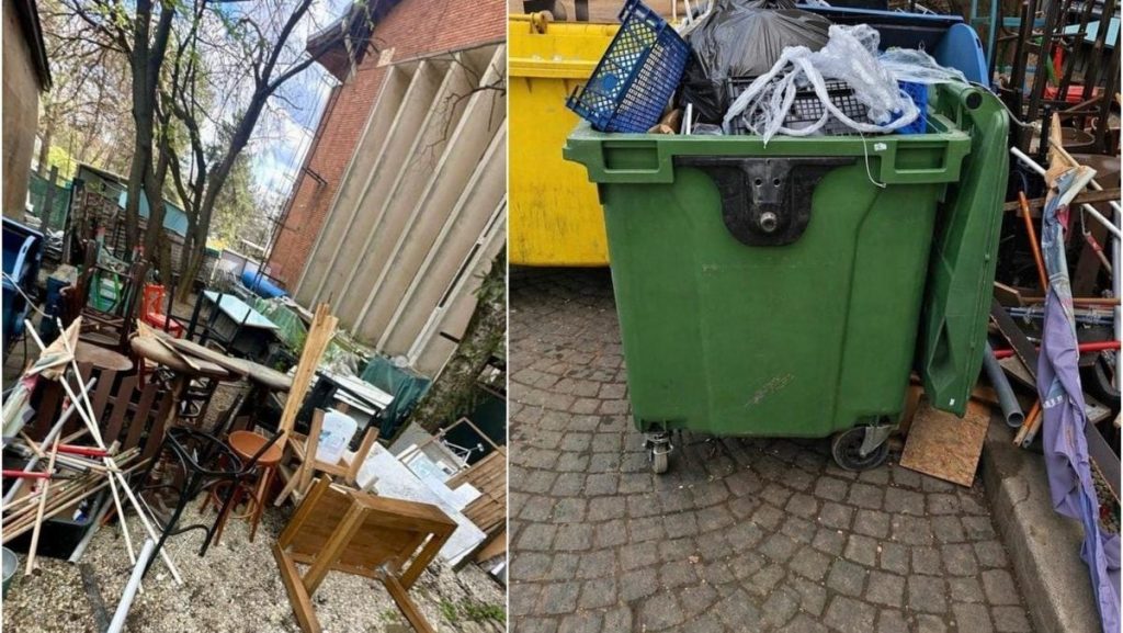Restaurant din Herăstrău, amendat usturător: Deșeuri „aruncate ca la bâlci”