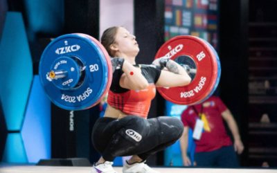 Andreea Cotruța, argint la smuls pentru România la Europenele de Haltere