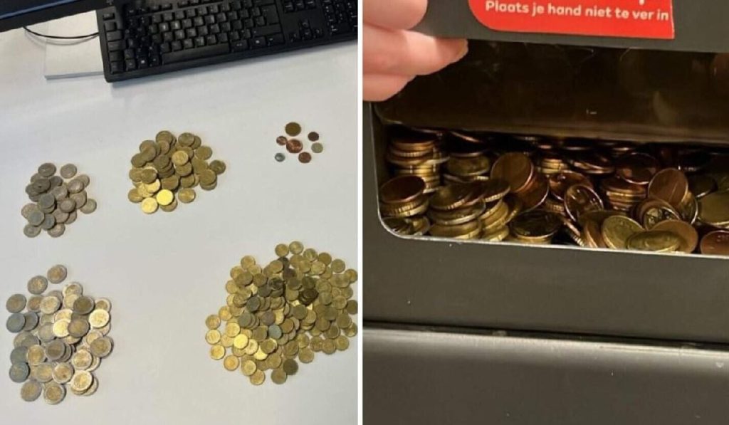 Bani „scuipați” de un bancomat în Rotterdam: Oameni, șocați, nu s-au atins