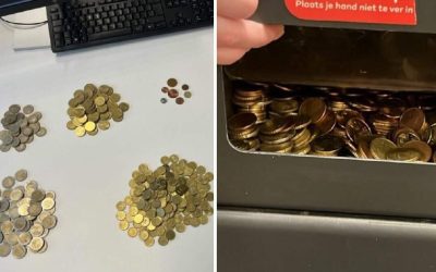 Bani „scuipați” de un bancomat în Rotterdam: Oameni, șocați, nu s-au atins