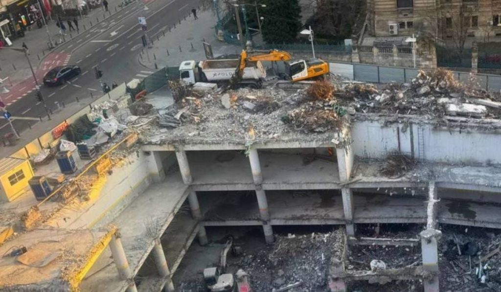 Șantierul AFI Central Tower: Imagini spectaculoase din inima Bucureștiului