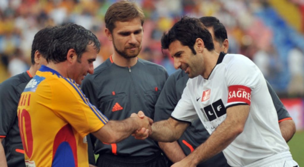 Figo, șocat de numirea lui Hagi la națională: „Da!?”