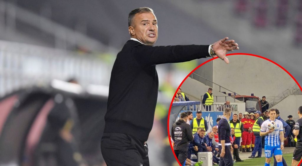 Daniel Pancu, furios pe banca tehnică în meciul crucial Craiova – CFR Cluj Antrenorul echipei CFR Cluj, Daniel Pancu, a fost un vulcan de emoții pe banca de rezerve în prima repriză a meciului din deplasare cu Universitatea Craiova
