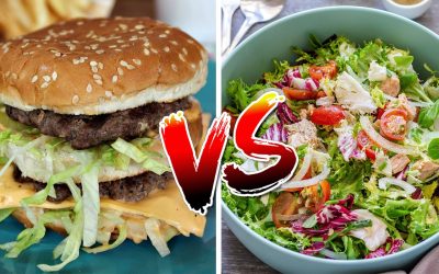 Salată vs. Big Mac: Ce te îngrașă mai tare? Calculul caloric, dezvăluit