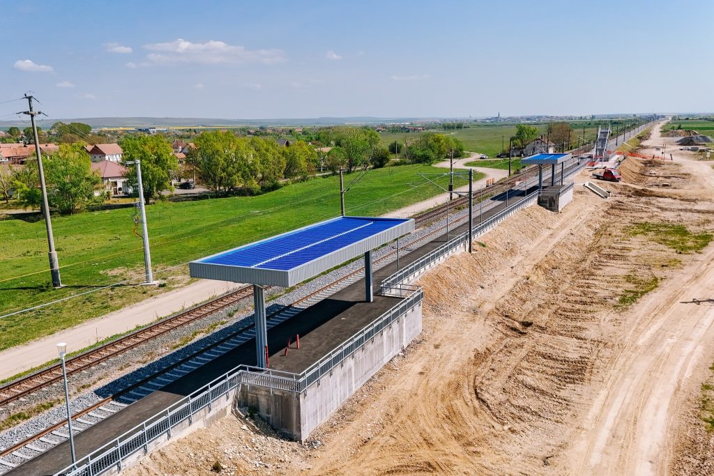 România are un nou tronson de cale ferată modernizat