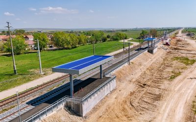 România are un nou tronson de cale ferată modernizat