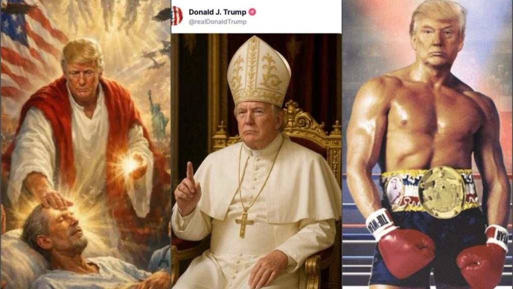 Meme-uri deepfake cu Donald Trump: De la Isus la Rocky. Ce-i cu MAGA?