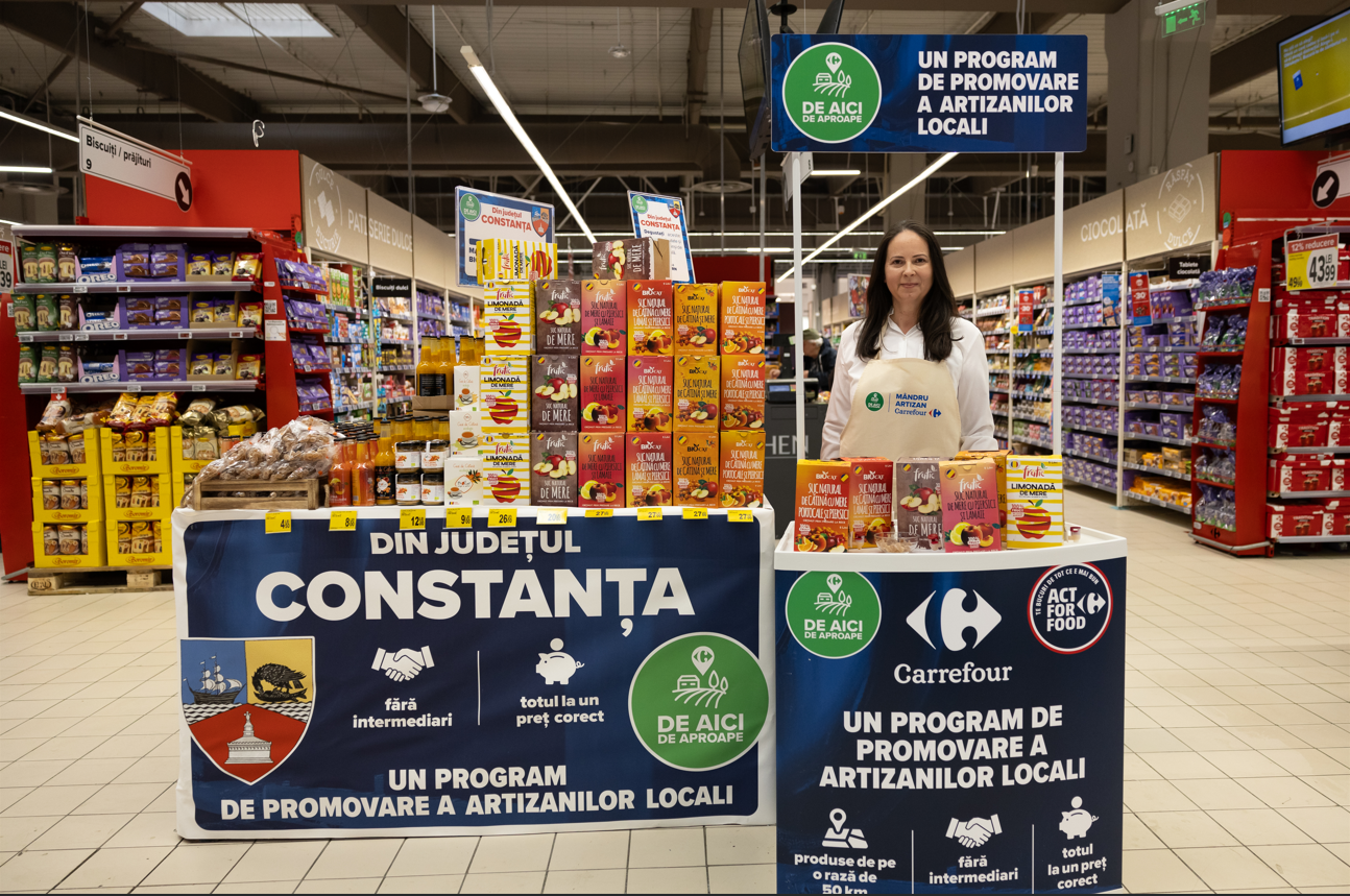 Artizanii locali, vedete la Băneasa: Carrefour deschide porțile pentru producători din București și Ilfov Bucureștenii și locuitorii din Ilfov au acum o nouă oportunitate de a descoperi și savura gusturile autentice românești