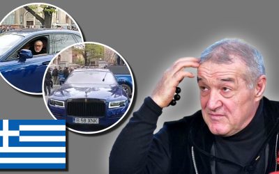 Grecii, reacție ACIDĂ la apariția lui Gigi Becali cu BOLIDUL de lux la Lucescu