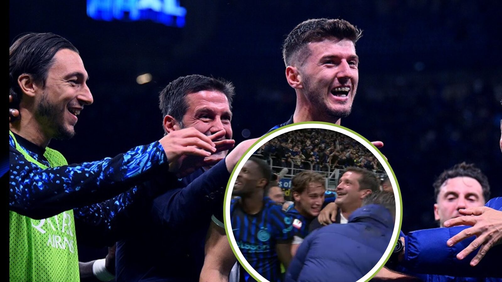 Chivu, descătușat după calificarea în finala Cupei Italiei! Imagini rare