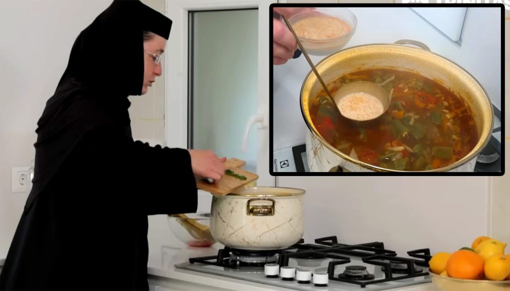Ciorbă mănăstirească de păstăi: Rețeta maicii Hrisantia, de la Valea Bistrei
