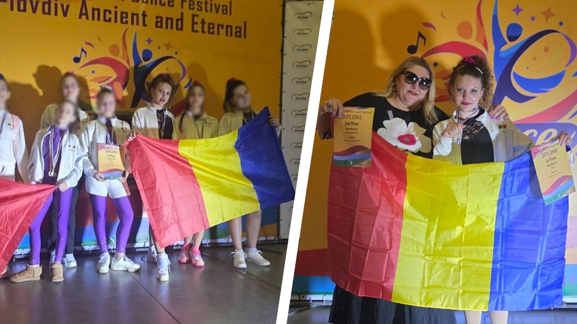 Thais, fiica eurodeputatei Diana Șoșoacă, a cucerit două medalii de AUR la un concurs de gimnastică ritmică desfășurat în Plovdiv, Bulgaria