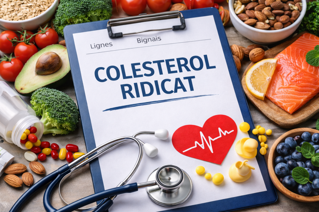 Colesterolul mărit, o problemă de sănătate frecventă, poate fi ținut sub control relativ rapid