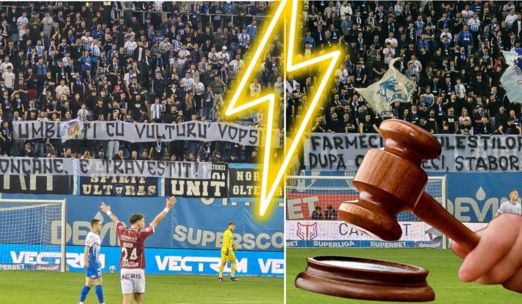 Craiovei i se NEGATIVĂ meciul cu Dinamo? Verdict azi după scandările rasiste cu Rapid