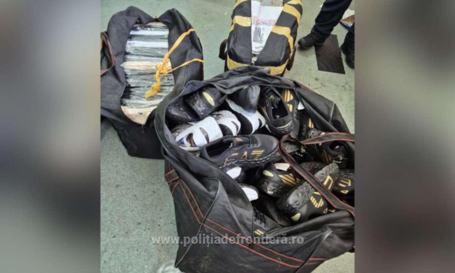 Giurgiu: Polițiștii au confiscat marfă falsă de un milion de lei