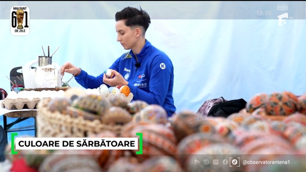 Cristina Laslo, provocarea de Paște la Jurnal Antena Sport