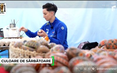 Cristina Laslo, provocarea de Paște la Jurnal Antena Sport