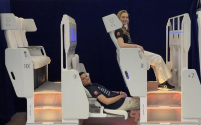 Scaunul-pat din avion: Cum arată „designul suprem”, revoluționar