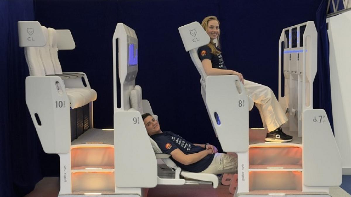Scaunul-pat din avion: Cum arată „designul suprem”, revoluționar