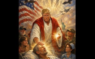 Trump, după poza controversată: „Am crezut că eram doctor, nu Isus”