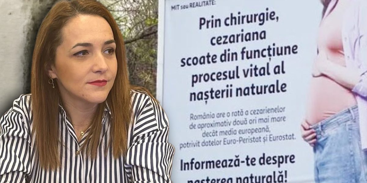 Senatoarea USR Cynthia Păun vrea interzicerea naşterii naturale: Ce argumente are?