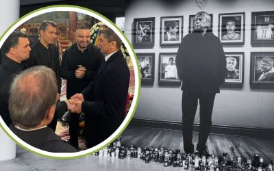 Galatasaray, la înmormântarea lui Mircea Lucescu. Reacția la apariția lui Hagi