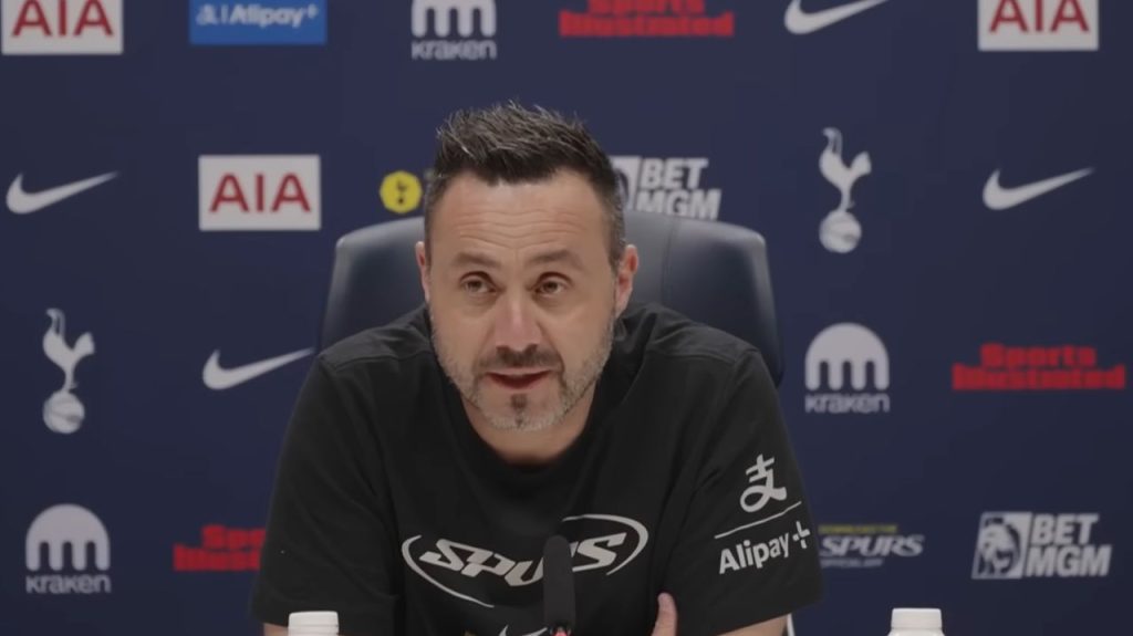 De Zerbi, mesaj clar despre Drăgușin: „Vreau s-o văd pe asta!” la Tottenham