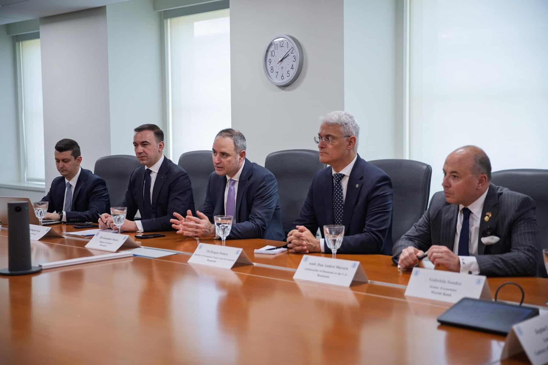 Miniștrii României la Washington: Parteneriat cu Exim Bank pentru investiții strategice
