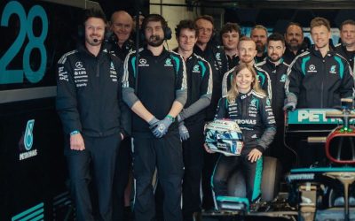 Doriane Pin, prima femeie într-un monopost Mercedes de Formula 1