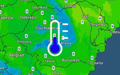Risc de ger în România: Meteorologii anunță temperaturi sub zero grade