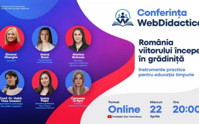 Experți în educație dezbat la Webdidactica: România viitorului, din grădinițe