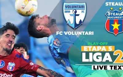 Voluntari – Steaua, meciul crucial: Ilfoveniul vrea al doilea loc!