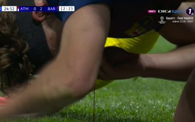 Fermo Lopez, măcel în careul lui Atletico: Sânge șiroaie după un duel