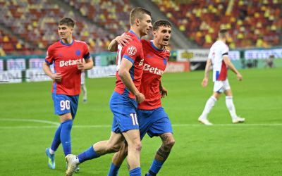 FCSB, spectacol cu 4 goluri într-o repriză! Oțelul Galați, demolată de echipa lui Rădoi