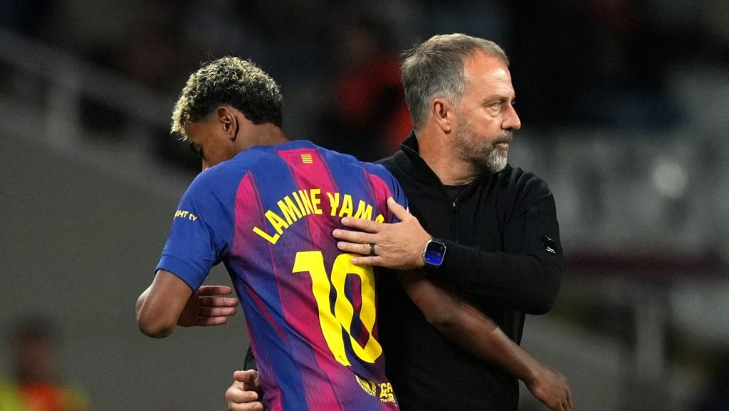 Antrenorul german, care conduce echipa de fotbal, a vorbit marți despre evoluția remarcabilă a tânărului atacant LAMINE YAMAL în recentul meci cu ATLETICO MADRID