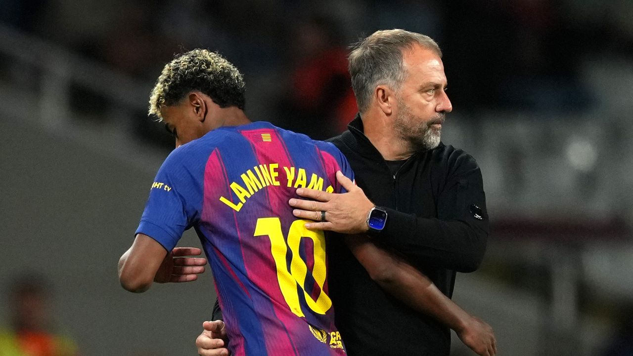 Antrenorul german, care conduce echipa de fotbal, a vorbit marți despre evoluția remarcabilă a tânărului atacant LAMINE YAMAL în recentul meci cu ATLETICO MADRID