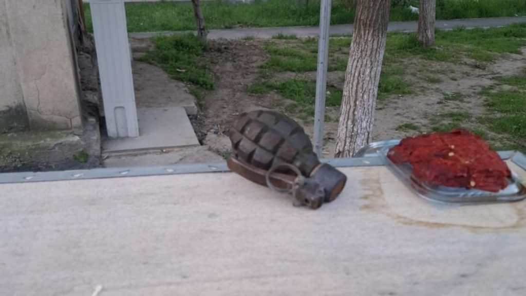 Grenadă, descoperită pe un bulevard din Galați