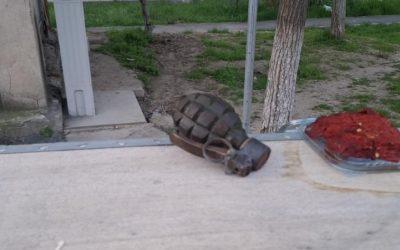 Grenadă, descoperită pe un bulevard din Galați