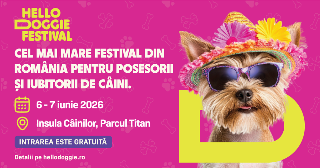 Festivalul Hello Doggie revine în Parcul București în iunie