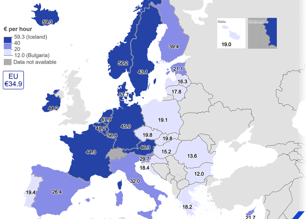 România: Munca multă, salarii mici – record negativ în UE conform Eurostat