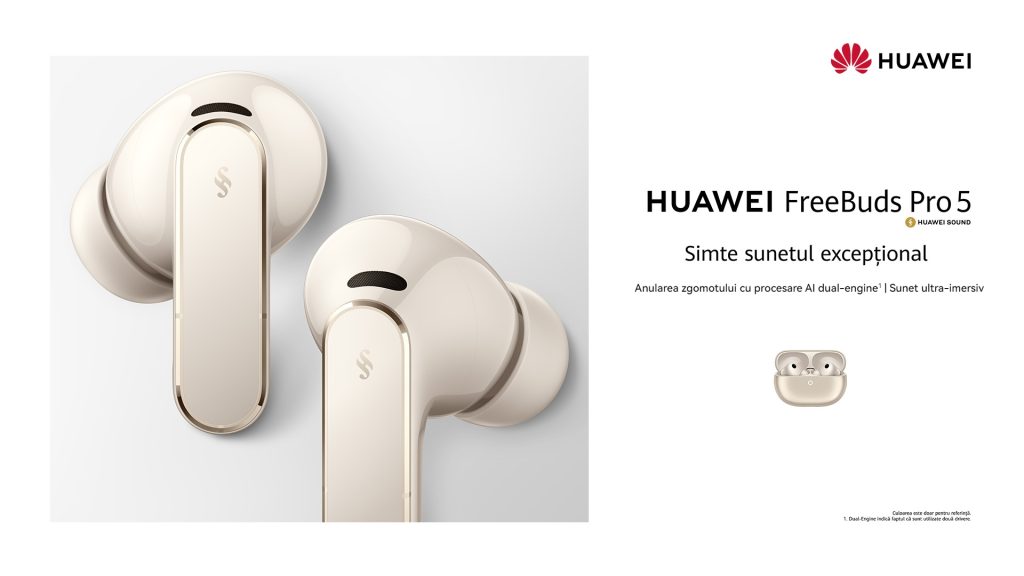 HUAWEI FreeBuds Pro 5: Sunet perfect, indiferent de zgomot. Testat!