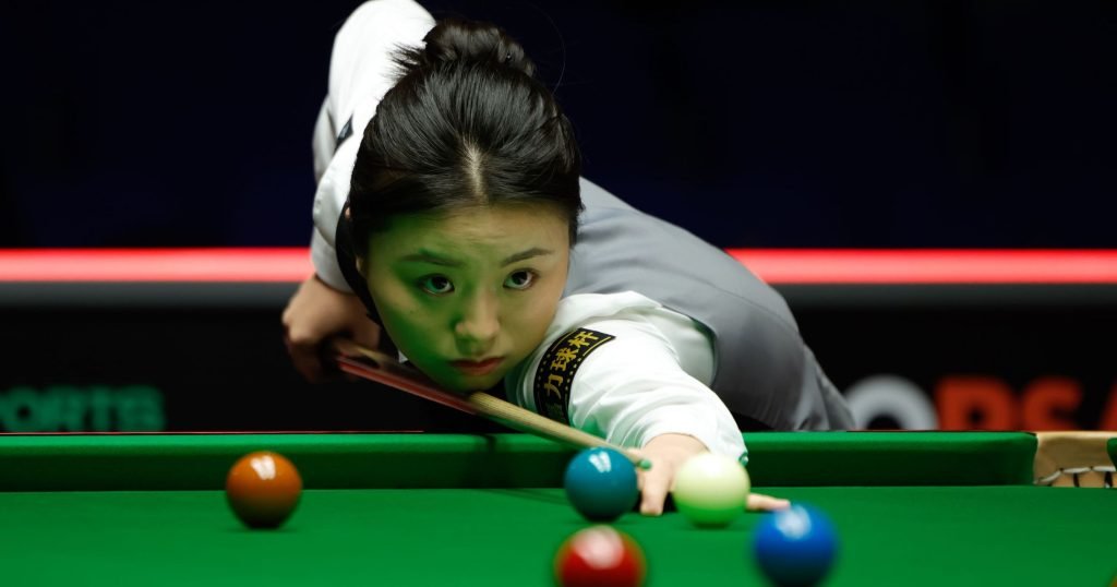 Bai Yulu, campioana mondială la snooker pentru femei, a reușit o performanță remarcabilă în calificările pentru Campionatul Mondial, dar riscă să fie eliminată din competiție