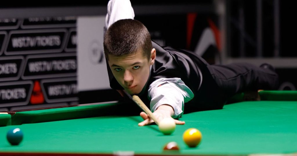 Michal Szubarczyk, un tânăr jucător de snooker din Polonia, a stabilit un nou record impresionant în prima zi a calificărilor pentru Campionatul Mondial