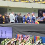 Ultimul omagiu: Jandarmeria, alături de Lucescu pe Arena Națională din București