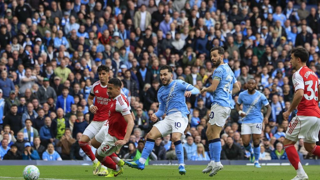 Manchester City – Arsenal, egal la pauză 1-1: „Cetățenii”, dominație clară pe teren!